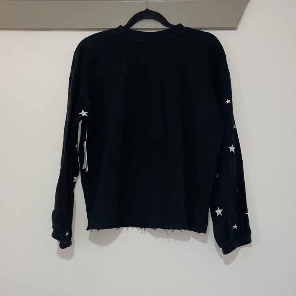 P.J. Salvage Daily Doodle Stars Long Sleeve Sweatshirt Top SZ S NWT - Picture 4 of 7
